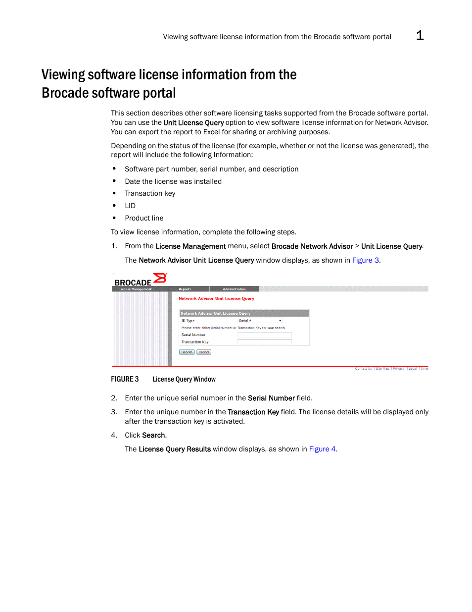 Brocade Network Advisor Software Licensing Guide (Supporting Network Advisor 12.3.0) User Manual | Page 23 / 56