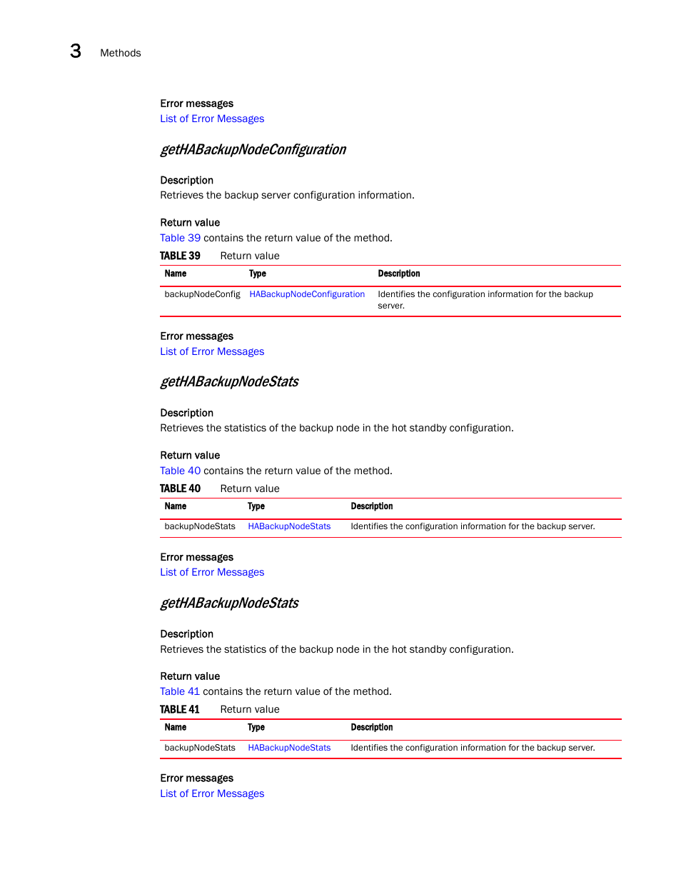Gethabackupnodeconfiguration, Gethabackupnodestats | Brocade Virtual ADX XML API Programmer’s Guide (Supporting ADX v03.1.00) User Manual | Page 32 / 878