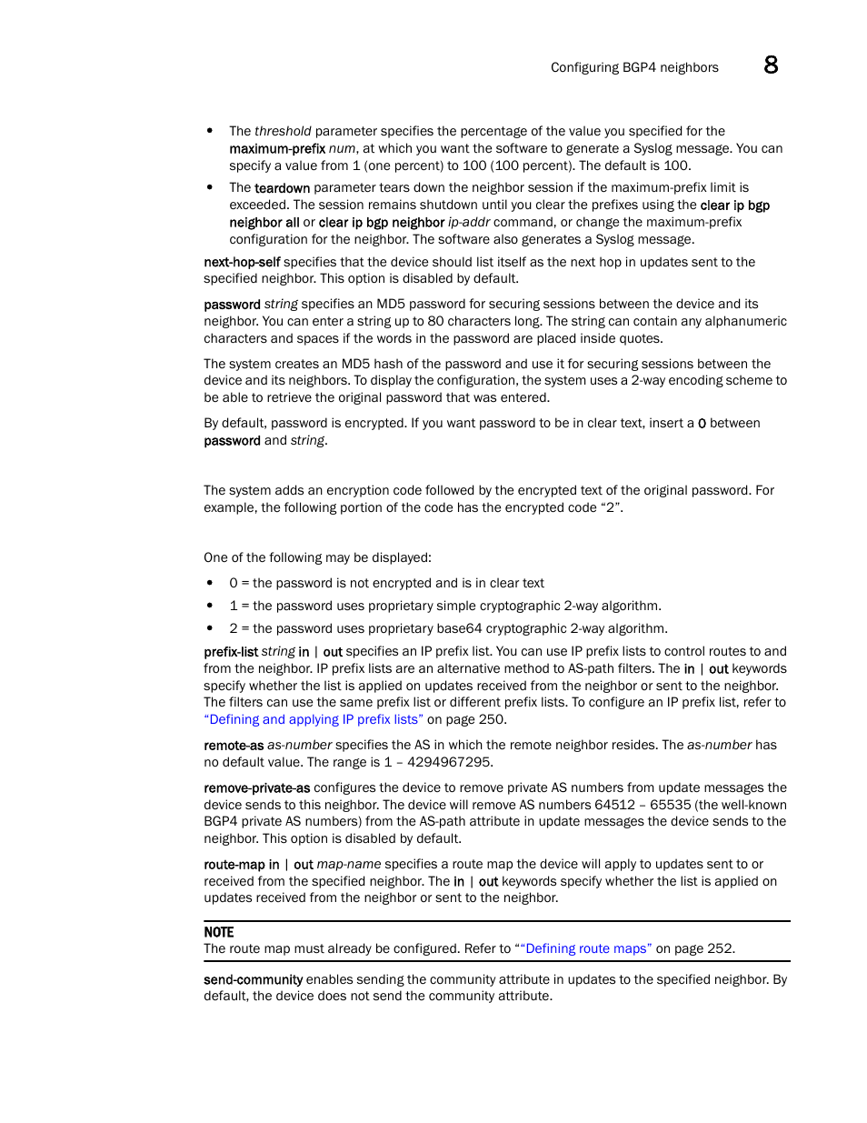 Brocade Virtual ADX Switch and Router Guide (Supporting ADX v03.1.00) User Manual | Page 245 / 374