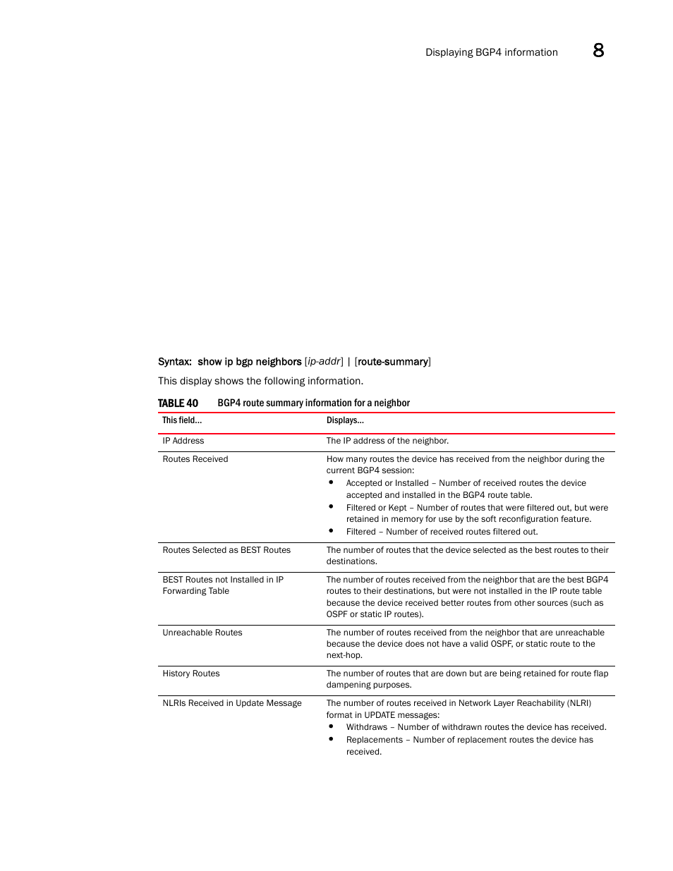 Brocade Virtual ADX Switch and Router Guide (Supporting ADX v03.1.00) User Manual | Page 297 / 374