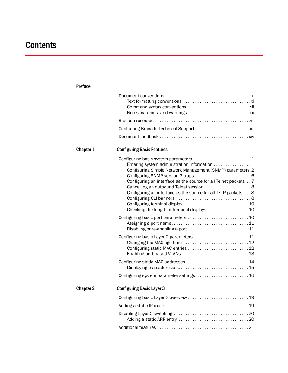 Brocade Virtual ADX Switch and Router Guide (Supporting ADX v03.1.00) User Manual | Page 3 / 374