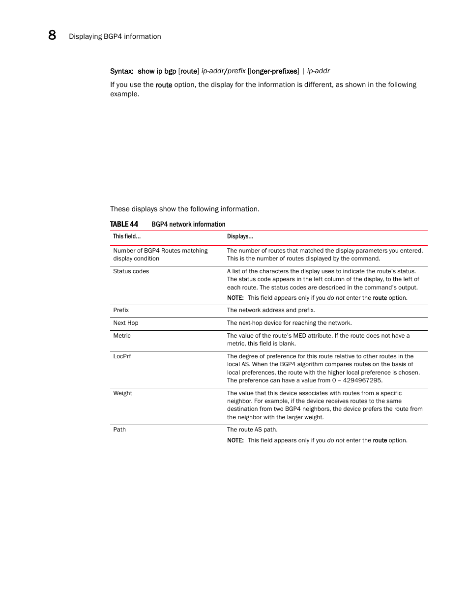 Brocade Virtual ADX Switch and Router Guide (Supporting ADX v03.1.00) User Manual | Page 312 / 374