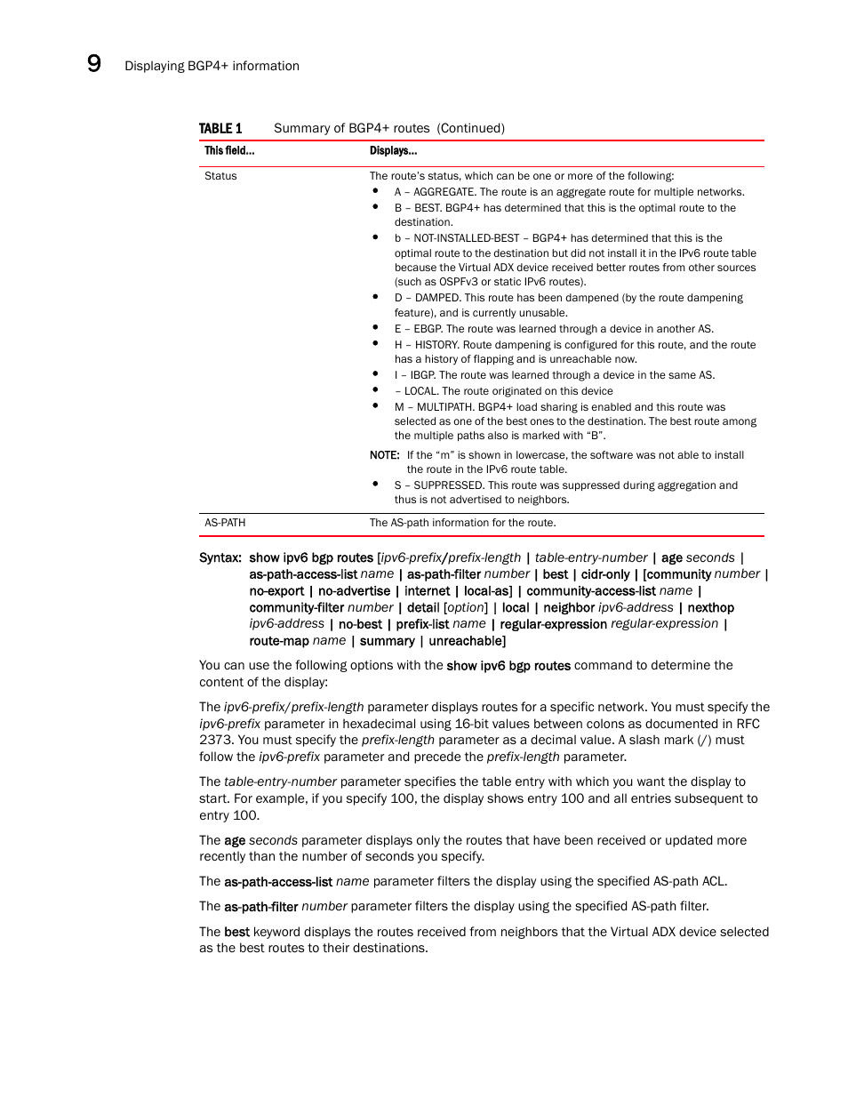 Brocade Virtual ADX Switch and Router Guide (Supporting ADX v03.1.00) User Manual | Page 336 / 374