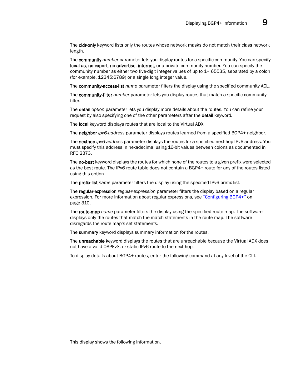 Brocade Virtual ADX Switch and Router Guide (Supporting ADX v03.1.00) User Manual | Page 337 / 374