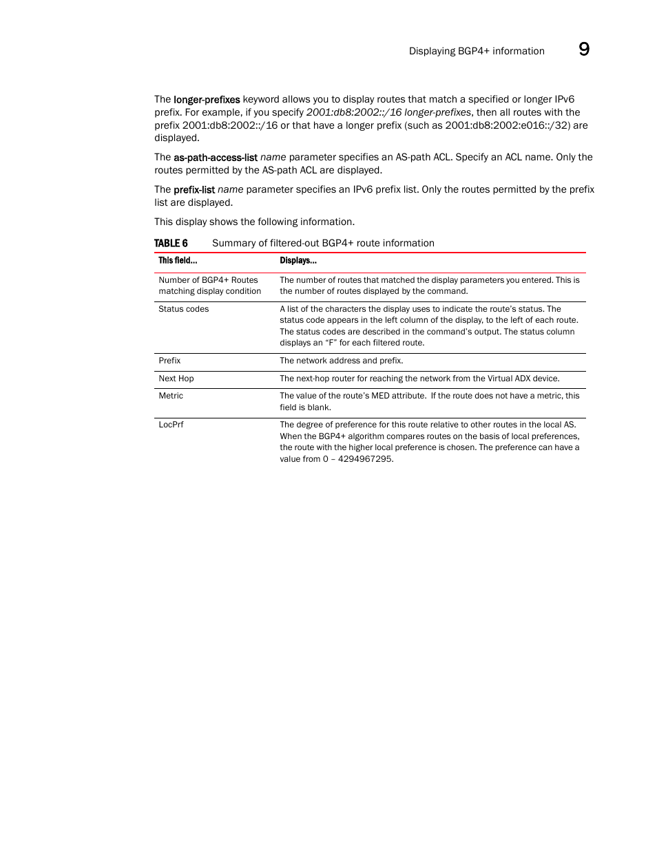 Brocade Virtual ADX Switch and Router Guide (Supporting ADX v03.1.00) User Manual | Page 345 / 374