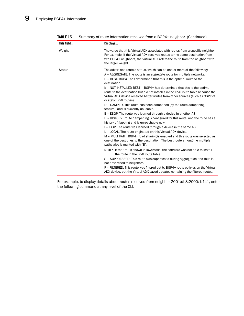 Brocade Virtual ADX Switch and Router Guide (Supporting ADX v03.1.00) User Manual | Page 362 / 374