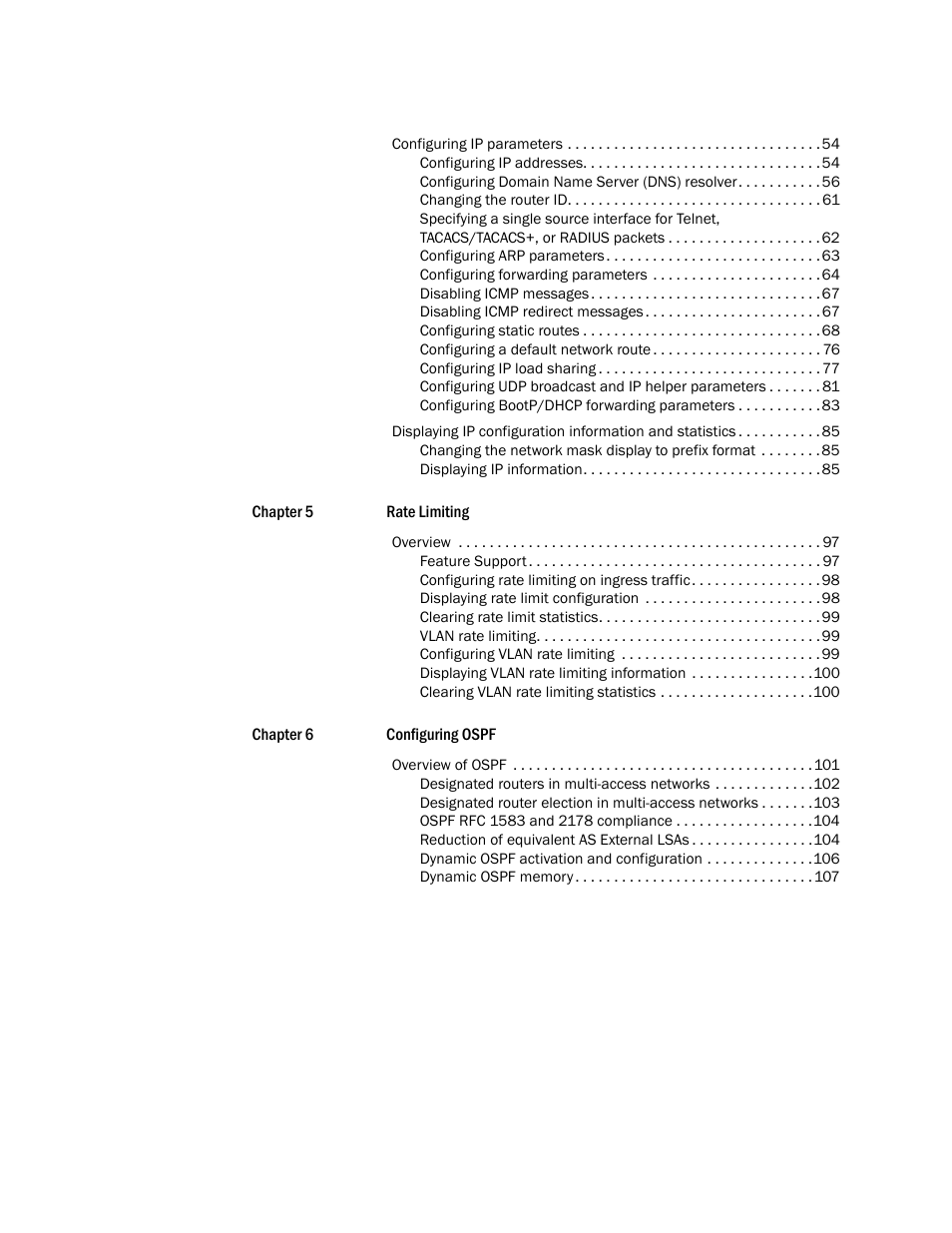 Brocade Virtual ADX Switch and Router Guide (Supporting ADX v03.1.00) User Manual | Page 5 / 374