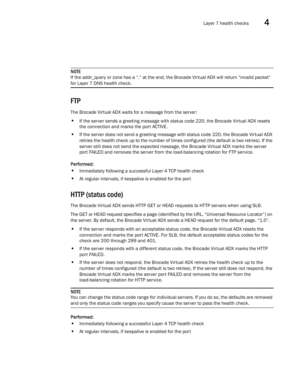 Http (status code) | Brocade Virtual ADX Server Load Balancing Guide (Supporting ADX v03.1.00) User Manual | Page 185 / 408