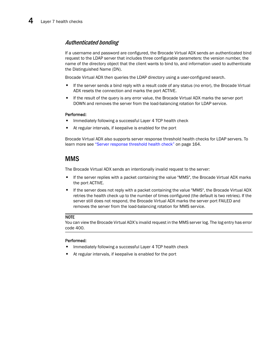 Authenticated bonding | Brocade Virtual ADX Server Load Balancing Guide (Supporting ADX v03.1.00) User Manual | Page 188 / 408