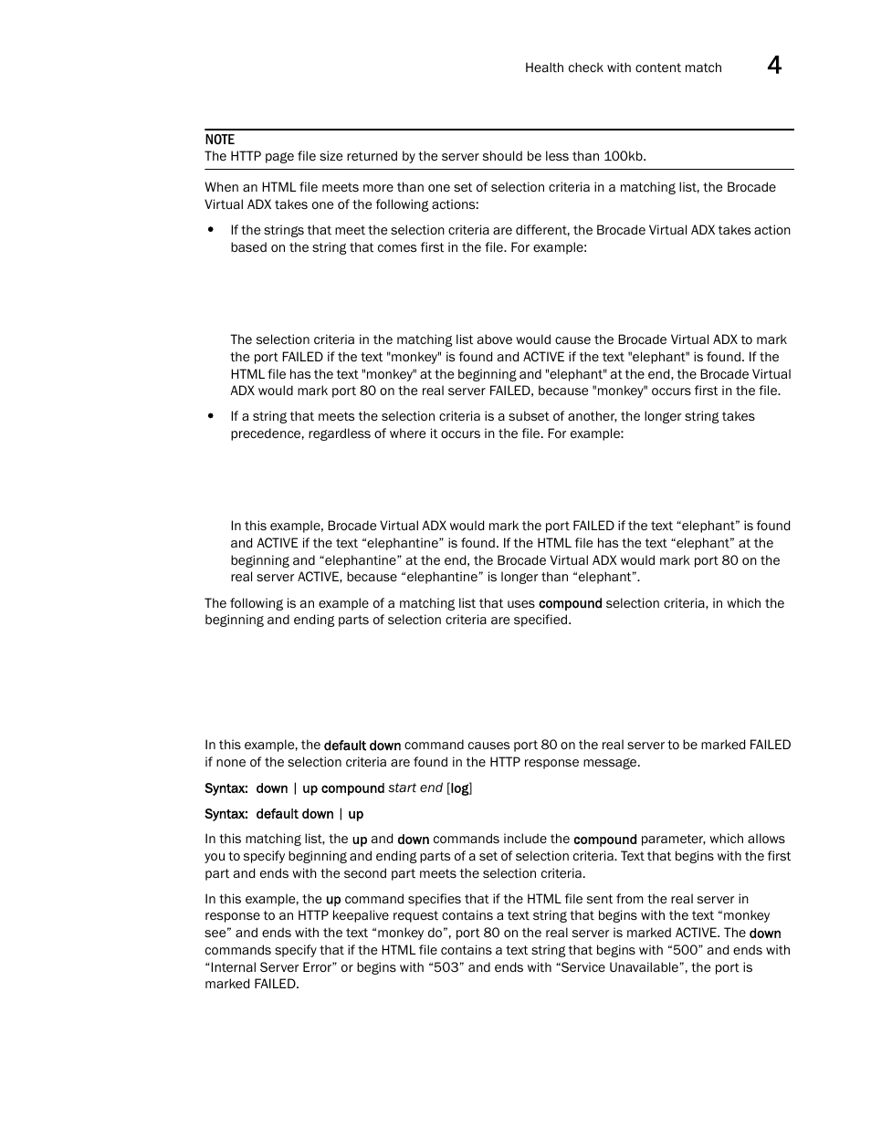 Brocade Virtual ADX Server Load Balancing Guide (Supporting ADX v03.1.00) User Manual | Page 225 / 408