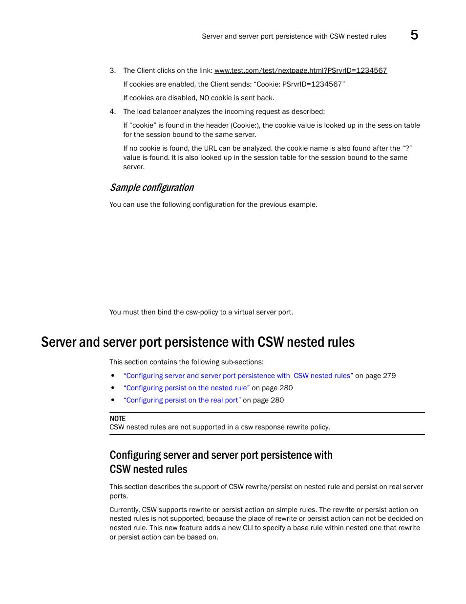 Sample configuration | Brocade Virtual ADX Server Load Balancing Guide (Supporting ADX v03.1.00) User Manual | Page 295 / 408