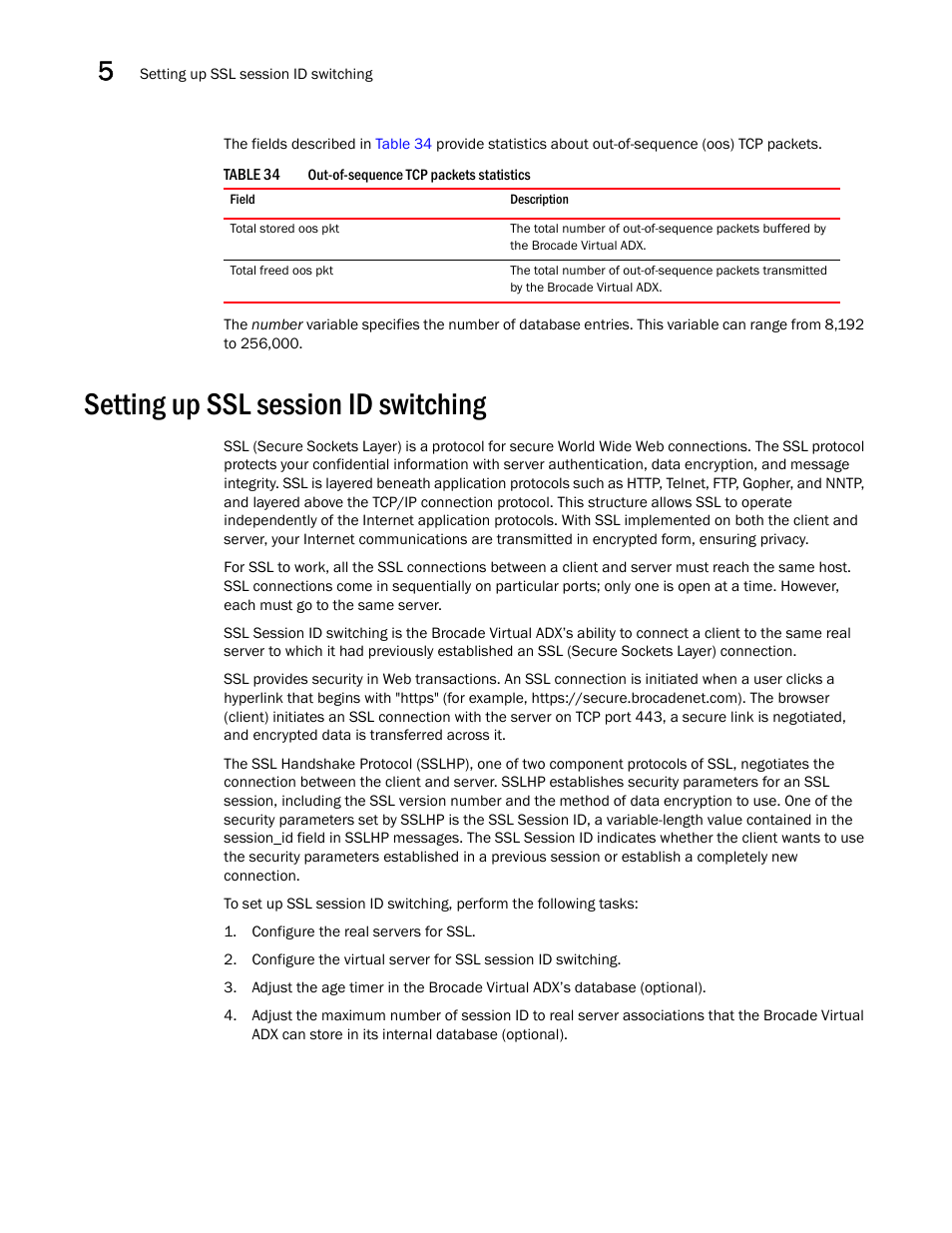 Setting up ssl session id switching | Brocade Virtual ADX Server Load Balancing Guide (Supporting ADX v03.1.00) User Manual | Page 314 / 408