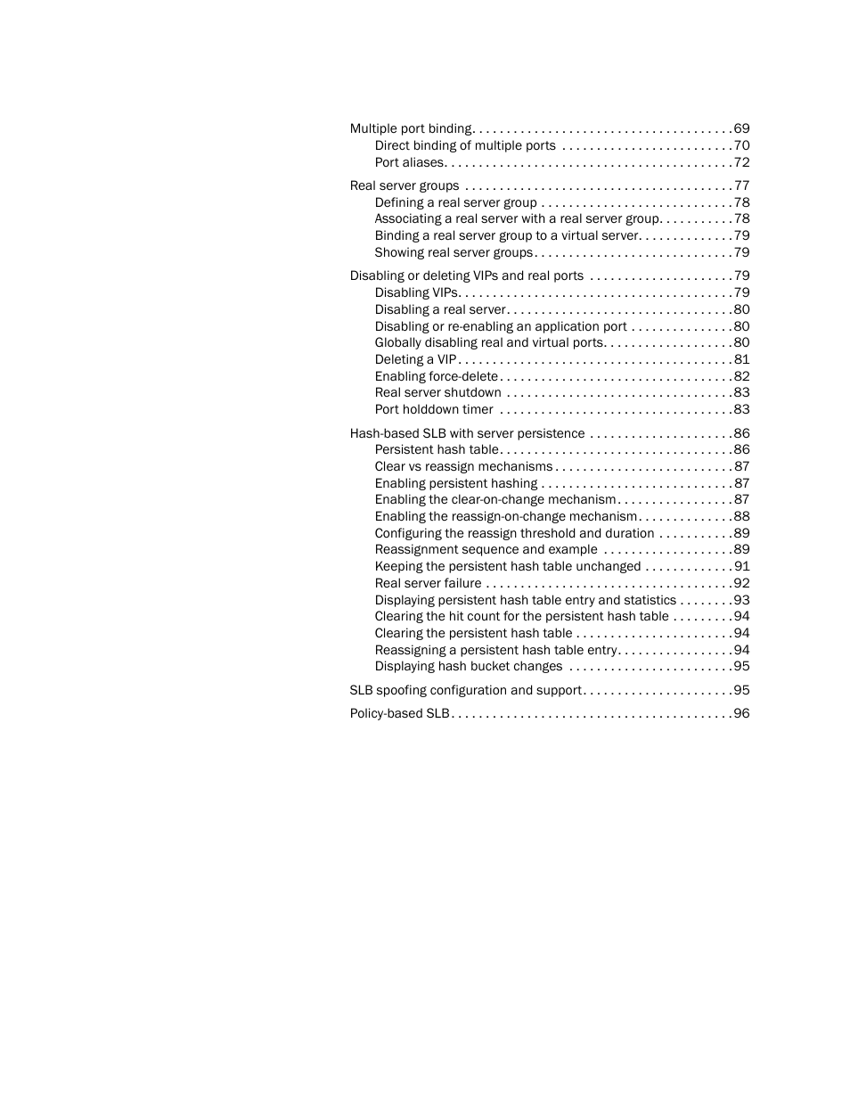 Brocade Virtual ADX Server Load Balancing Guide (Supporting ADX v03.1.00) User Manual | Page 5 / 408