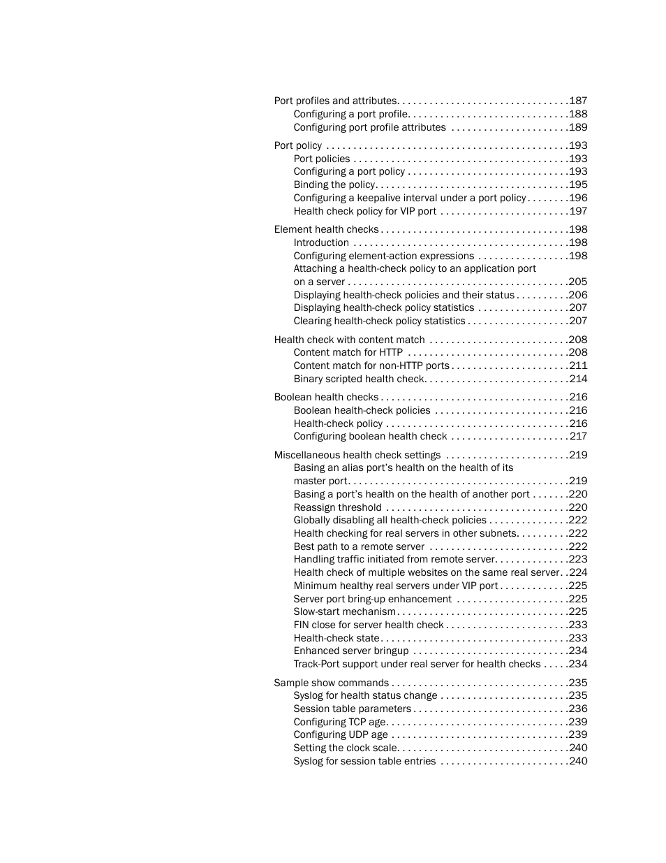 Brocade Virtual ADX Server Load Balancing Guide (Supporting ADX v03.1.00) User Manual | Page 8 / 408