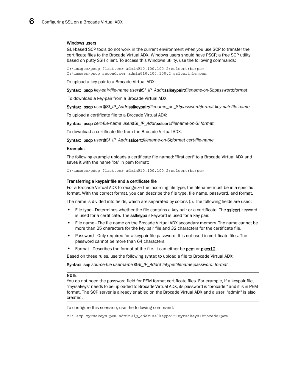 Brocade Virtual ADX Security Guide (Supporting ADX v03.1.00) User Manual | Page 122 / 180