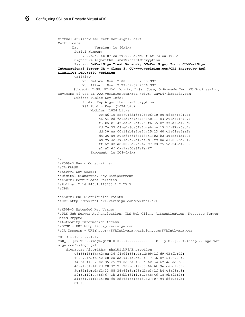 Brocade Virtual ADX Security Guide (Supporting ADX v03.1.00) User Manual | Page 128 / 180