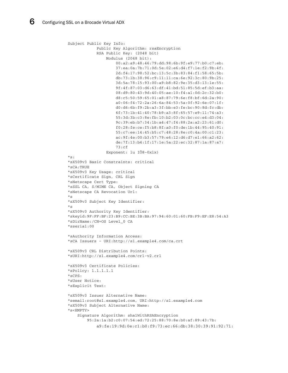 Brocade Virtual ADX Security Guide (Supporting ADX v03.1.00) User Manual | Page 134 / 180