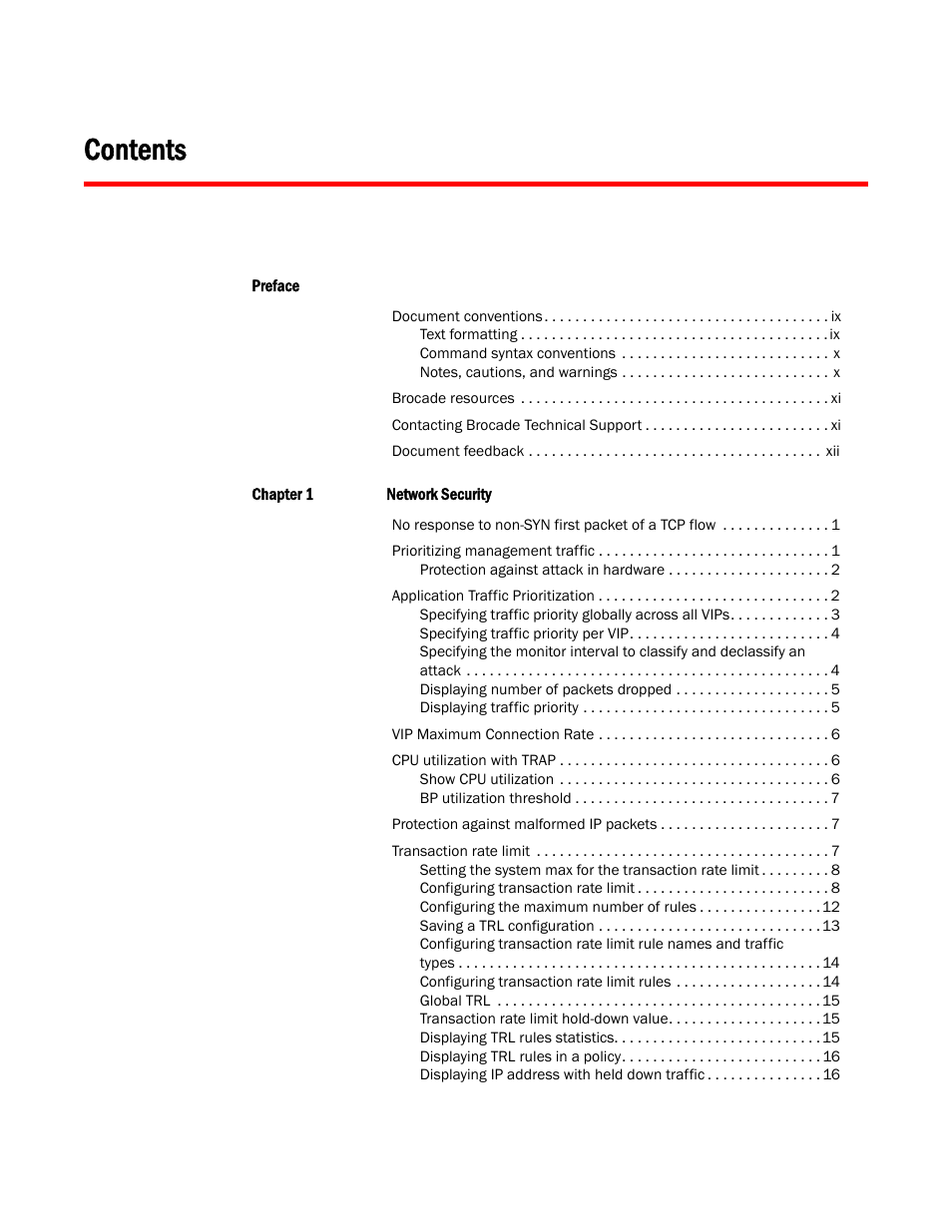 Brocade Virtual ADX Security Guide (Supporting ADX v03.1.00) User Manual | Page 3 / 180