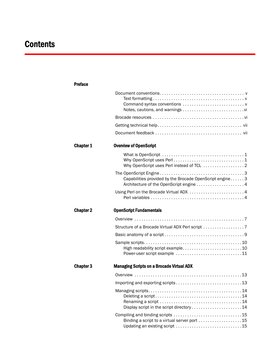 Brocade Virtual ADX OpenScript Programmer’s Guide (Supporting ADX v03.1.00) User Manual | Page 3 / 30