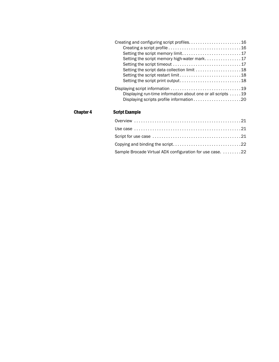 Brocade Virtual ADX OpenScript Programmer’s Guide (Supporting ADX v03.1.00) User Manual | Page 4 / 30