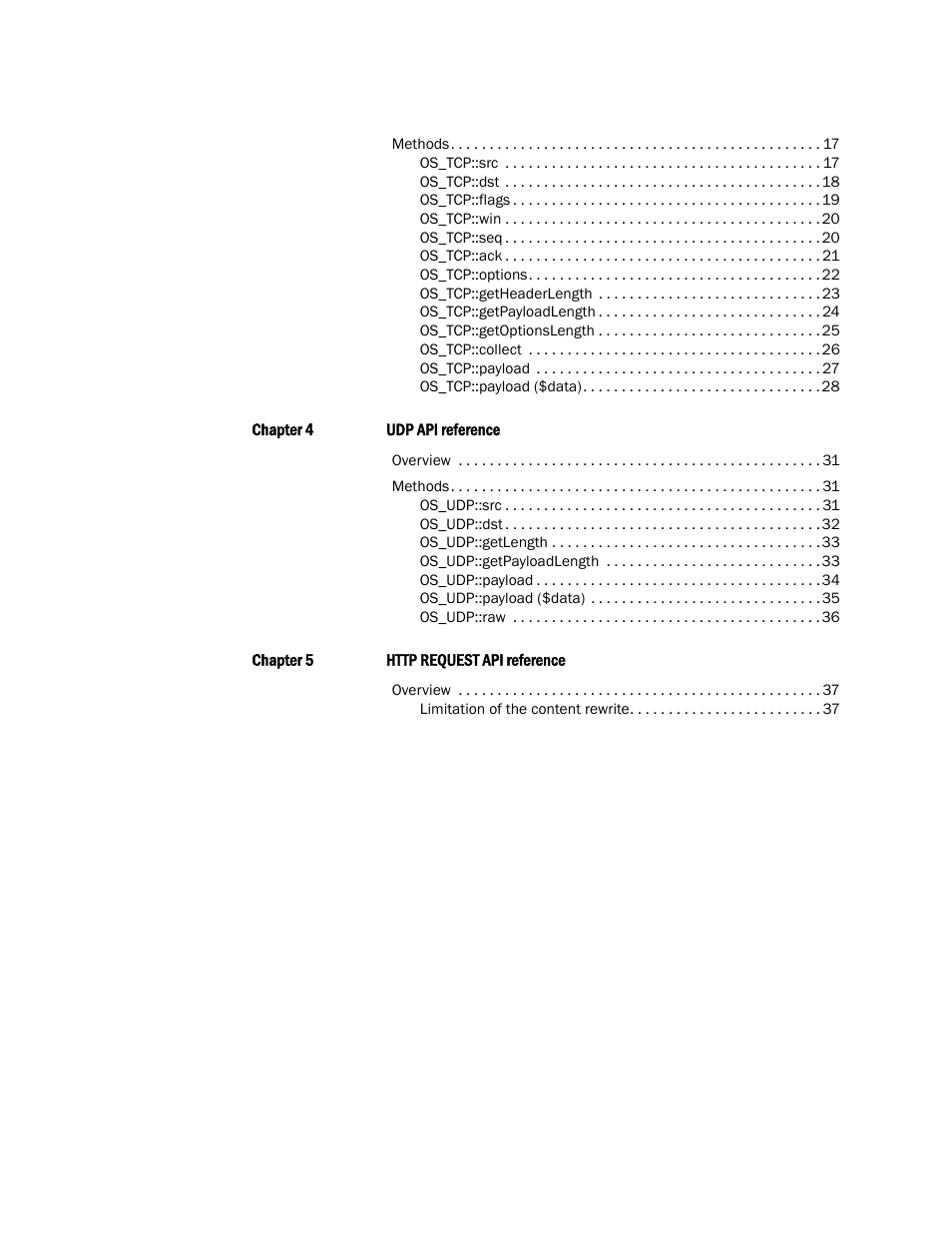 Brocade Virtual ADX OpenScript API Guide (Supporting ADX v03.1.00) User Manual | Page 4 / 132