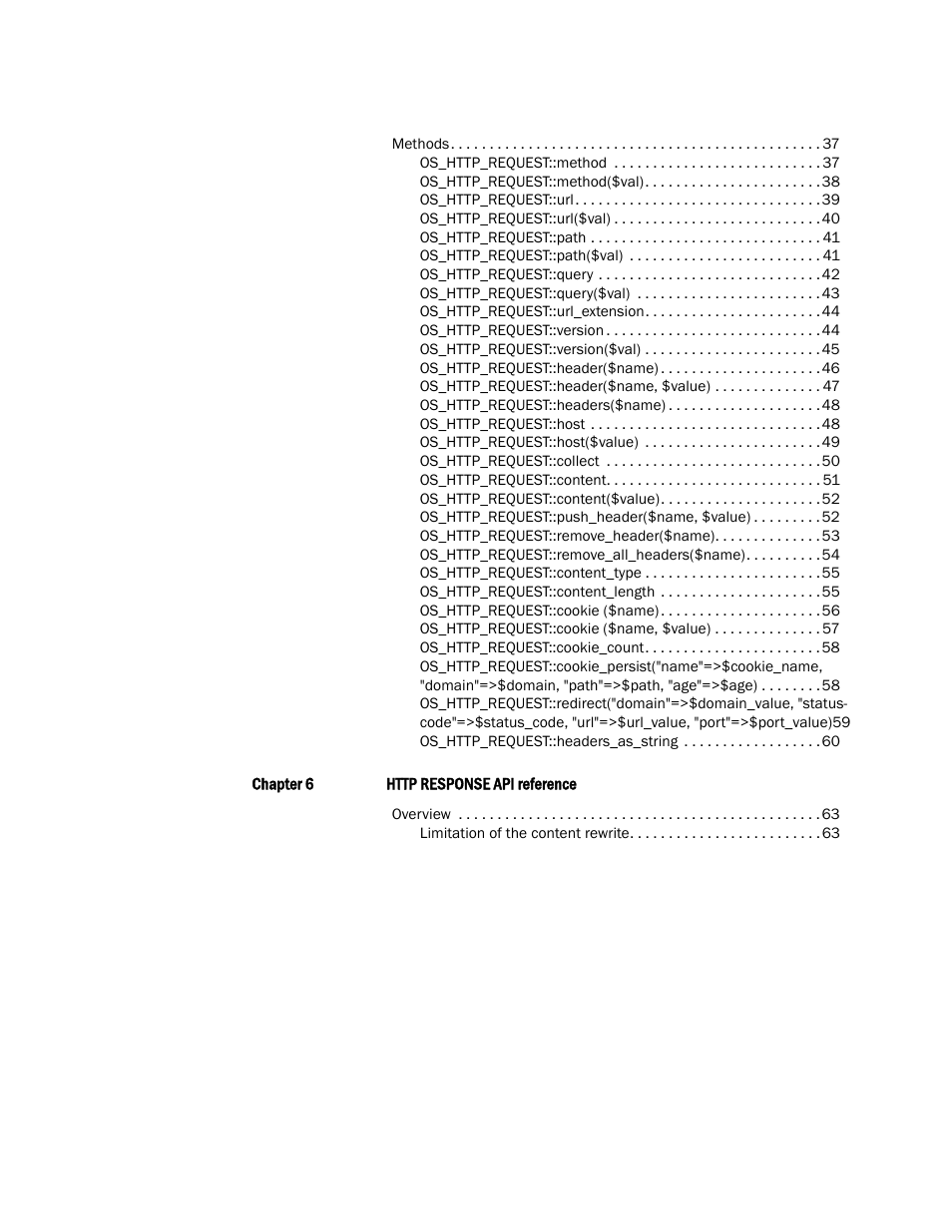 Brocade Virtual ADX OpenScript API Guide (Supporting ADX v03.1.00) User Manual | Page 5 / 132