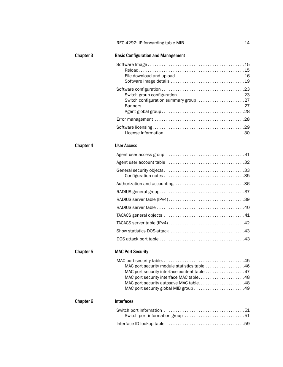 Brocade Virtual ADX MIB Reference (Supporting ADX v03.1.00) User Manual | Page 4 / 288