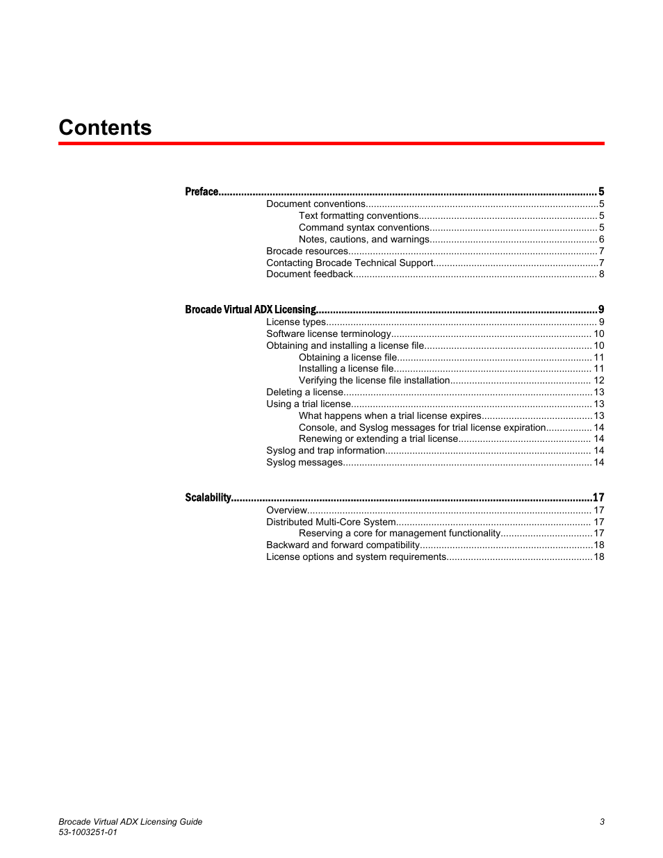 Brocade Virtual ADX Licensing Guide (Supporting ADX v03.1.00) User Manual | Page 3 / 20