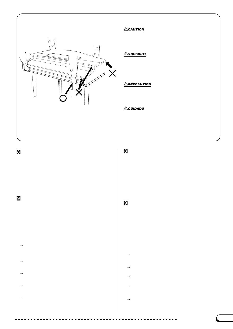 Régler la hauteur du pédalier, Ajuste el ajustador | Yamaha CVP-103M User Manual | Page 59 / 68