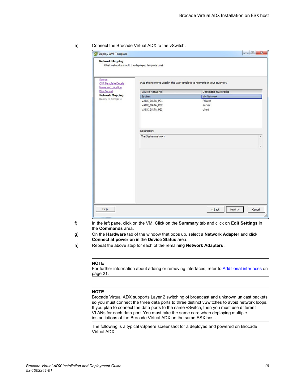 Brocade Virtual ADX Installation and Deployment Guide (Supporting ADX v03.1.00) User Manual | Page 19 / 78