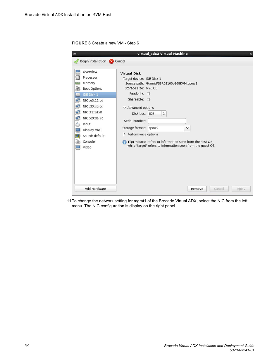 Brocade Virtual ADX Installation and Deployment Guide (Supporting ADX v03.1.00) User Manual | Page 34 / 78