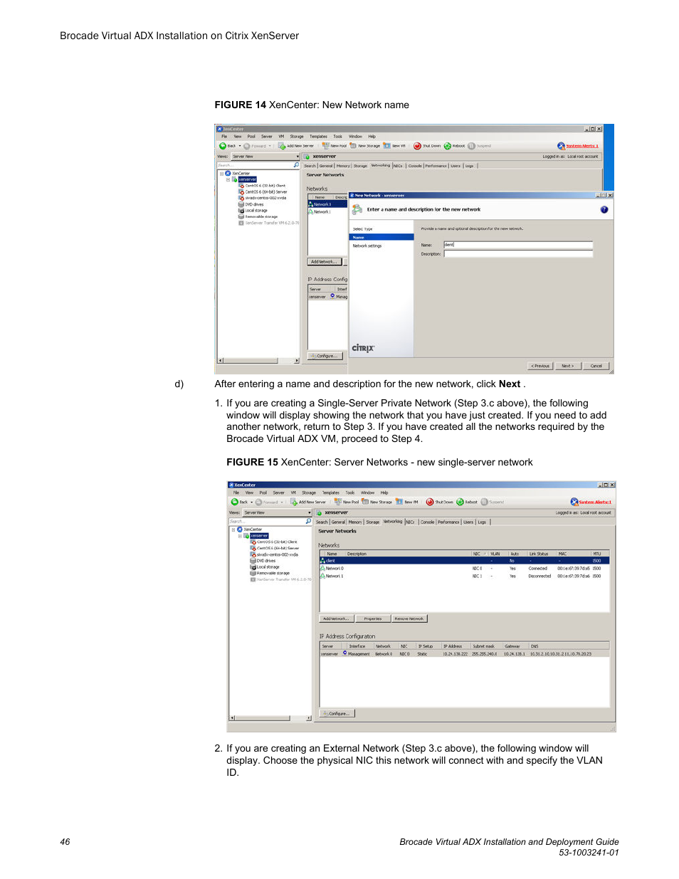 Brocade Virtual ADX Installation and Deployment Guide (Supporting ADX v03.1.00) User Manual | Page 46 / 78