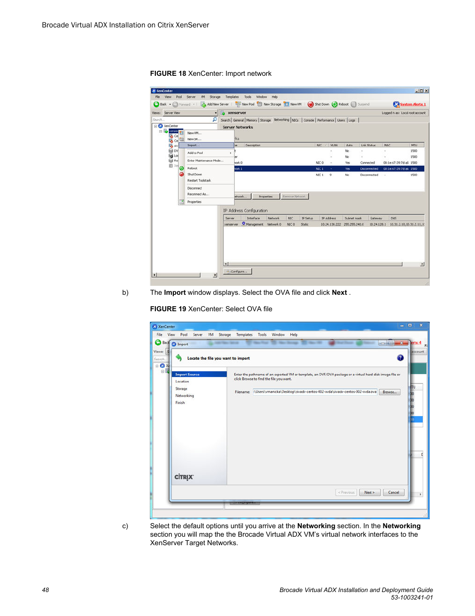 Brocade Virtual ADX Installation and Deployment Guide (Supporting ADX v03.1.00) User Manual | Page 48 / 78