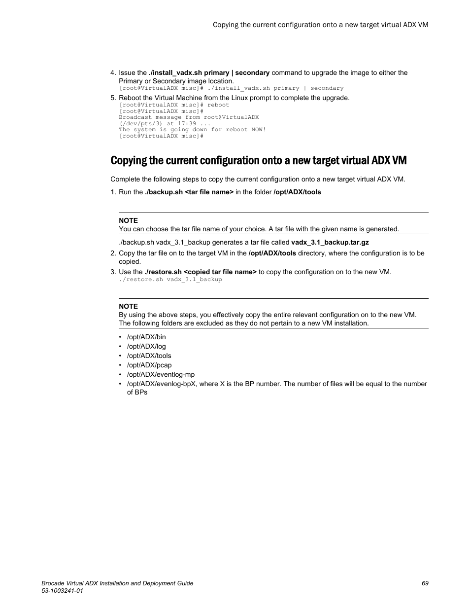 Brocade Virtual ADX Installation and Deployment Guide (Supporting ADX v03.1.00) User Manual | Page 69 / 78