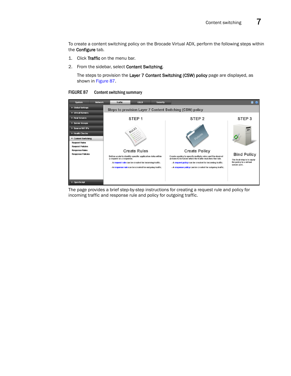 Brocade Virtual ADX Graphical User Interface Guide (Supporting ADX v03.1.00) User Manual | Page 119 / 330