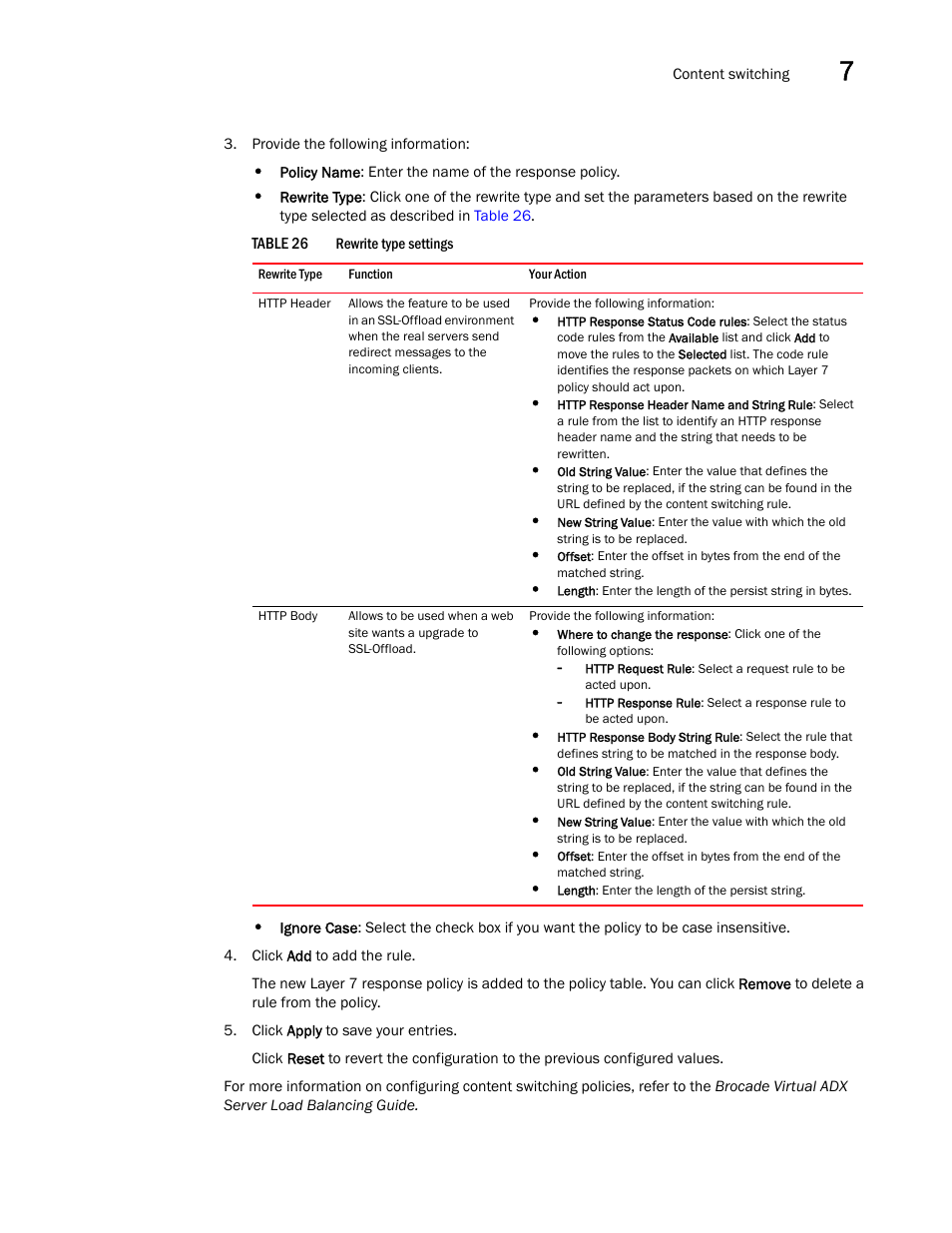 Brocade Virtual ADX Graphical User Interface Guide (Supporting ADX v03.1.00) User Manual | Page 135 / 330