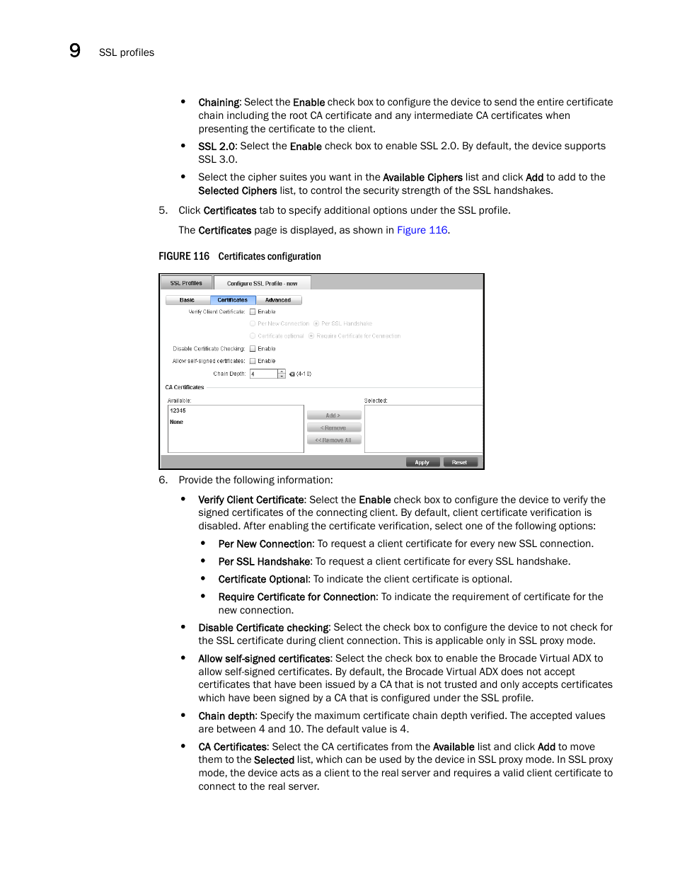 Brocade Virtual ADX Graphical User Interface Guide (Supporting ADX v03.1.00) User Manual | Page 156 / 330