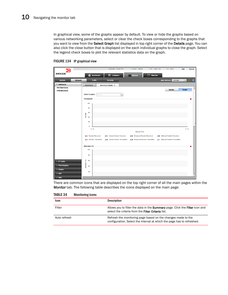Brocade Virtual ADX Graphical User Interface Guide (Supporting ADX v03.1.00) User Manual | Page 184 / 330