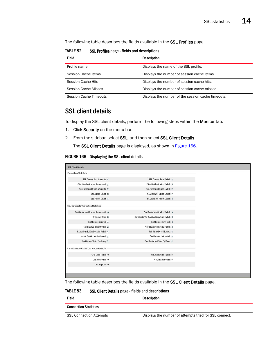 Ssl client details | Brocade Virtual ADX Graphical User Interface Guide (Supporting ADX v03.1.00) User Manual | Page 247 / 330