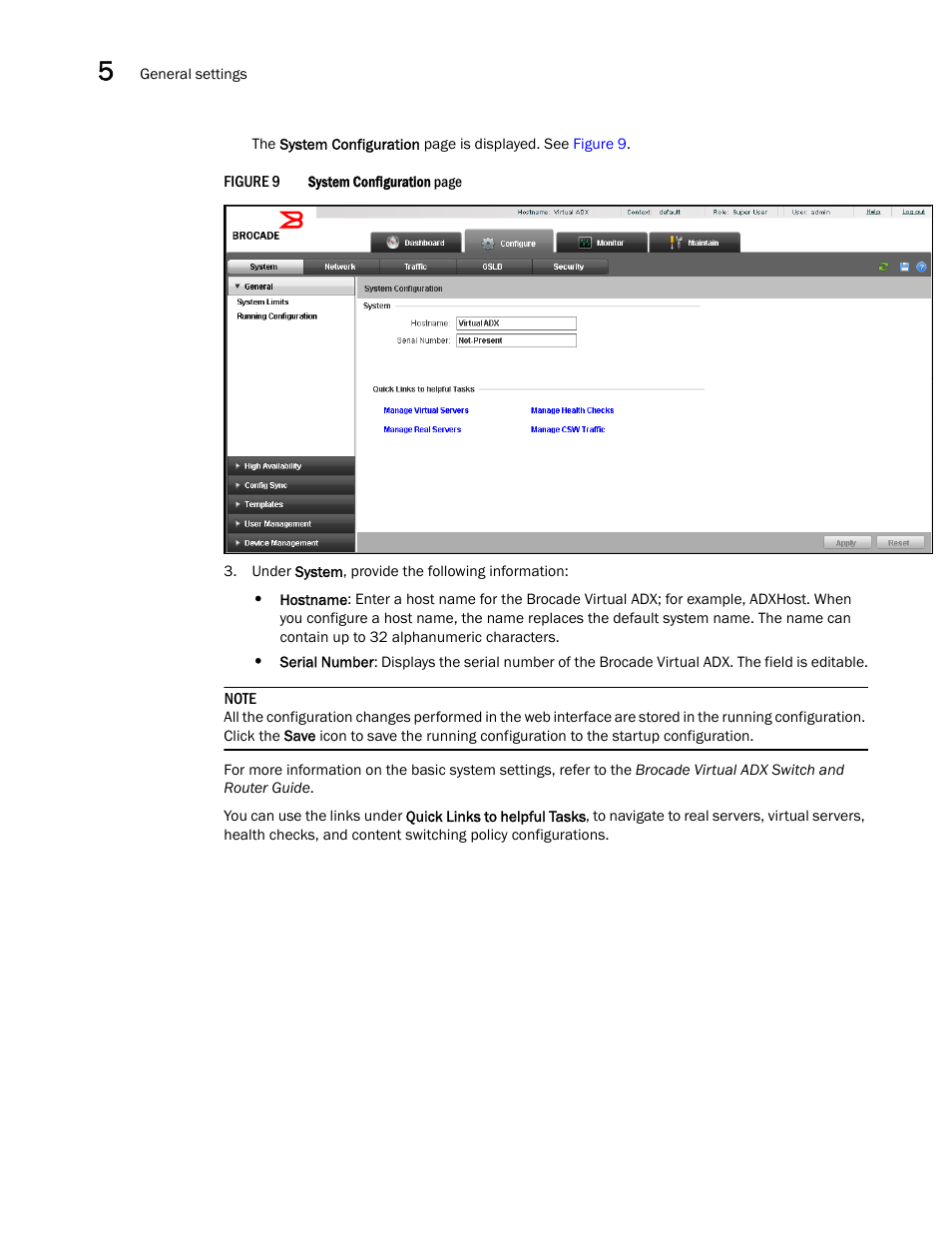 Brocade Virtual ADX Graphical User Interface Guide (Supporting ADX v03.1.00) User Manual | Page 30 / 330