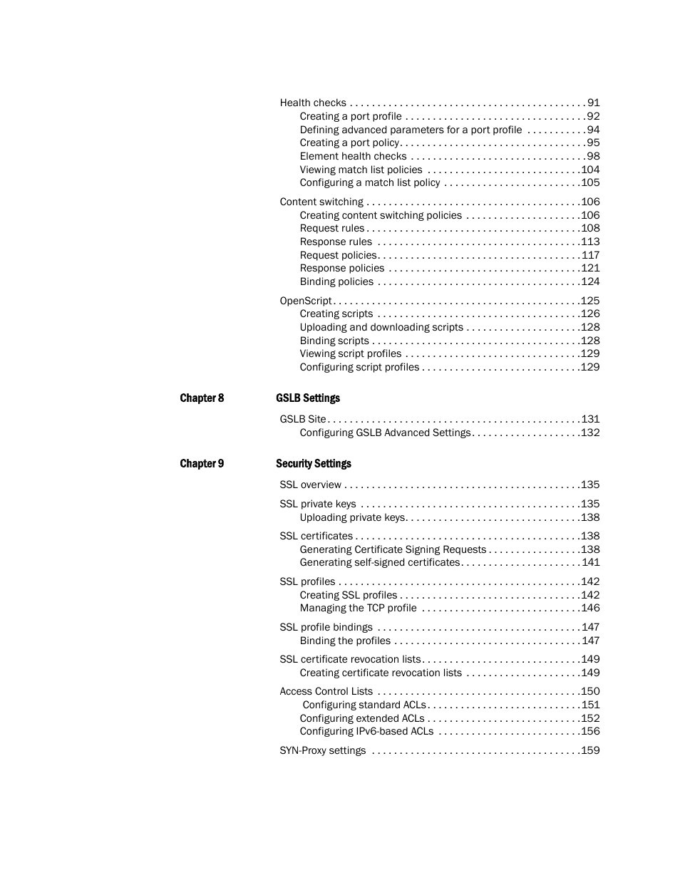 Brocade Virtual ADX Graphical User Interface Guide (Supporting ADX v03.1.00) User Manual | Page 5 / 330