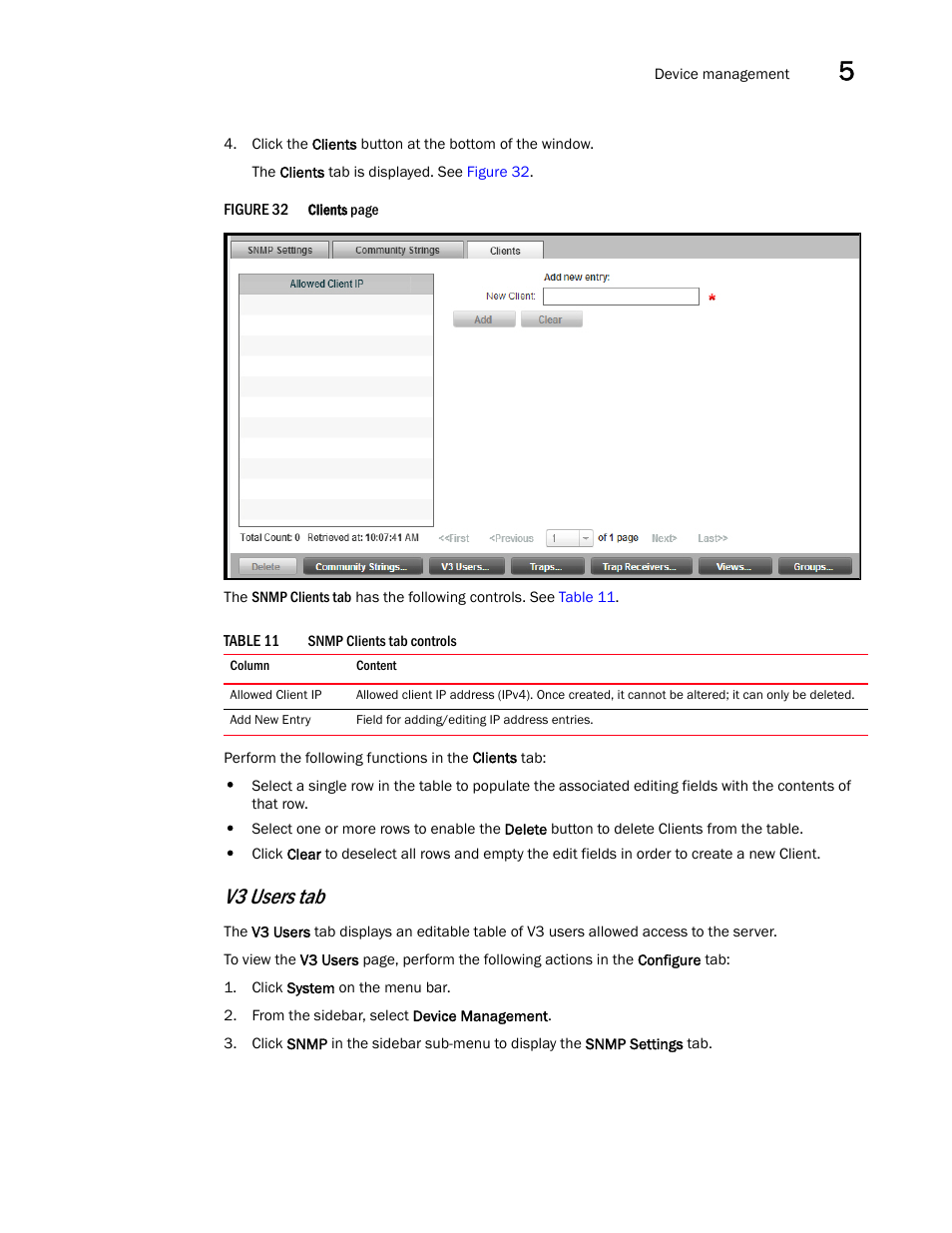 V3 users tab | Brocade Virtual ADX Graphical User Interface Guide (Supporting ADX v03.1.00) User Manual | Page 55 / 330