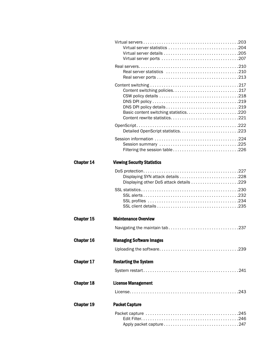 Brocade Virtual ADX Graphical User Interface Guide (Supporting ADX v03.1.00) User Manual | Page 7 / 330