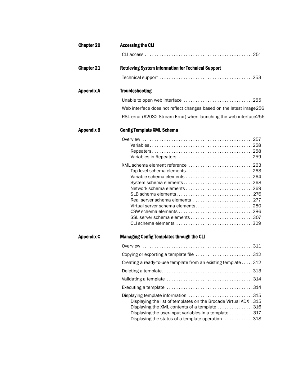 Brocade Virtual ADX Graphical User Interface Guide (Supporting ADX v03.1.00) User Manual | Page 8 / 330