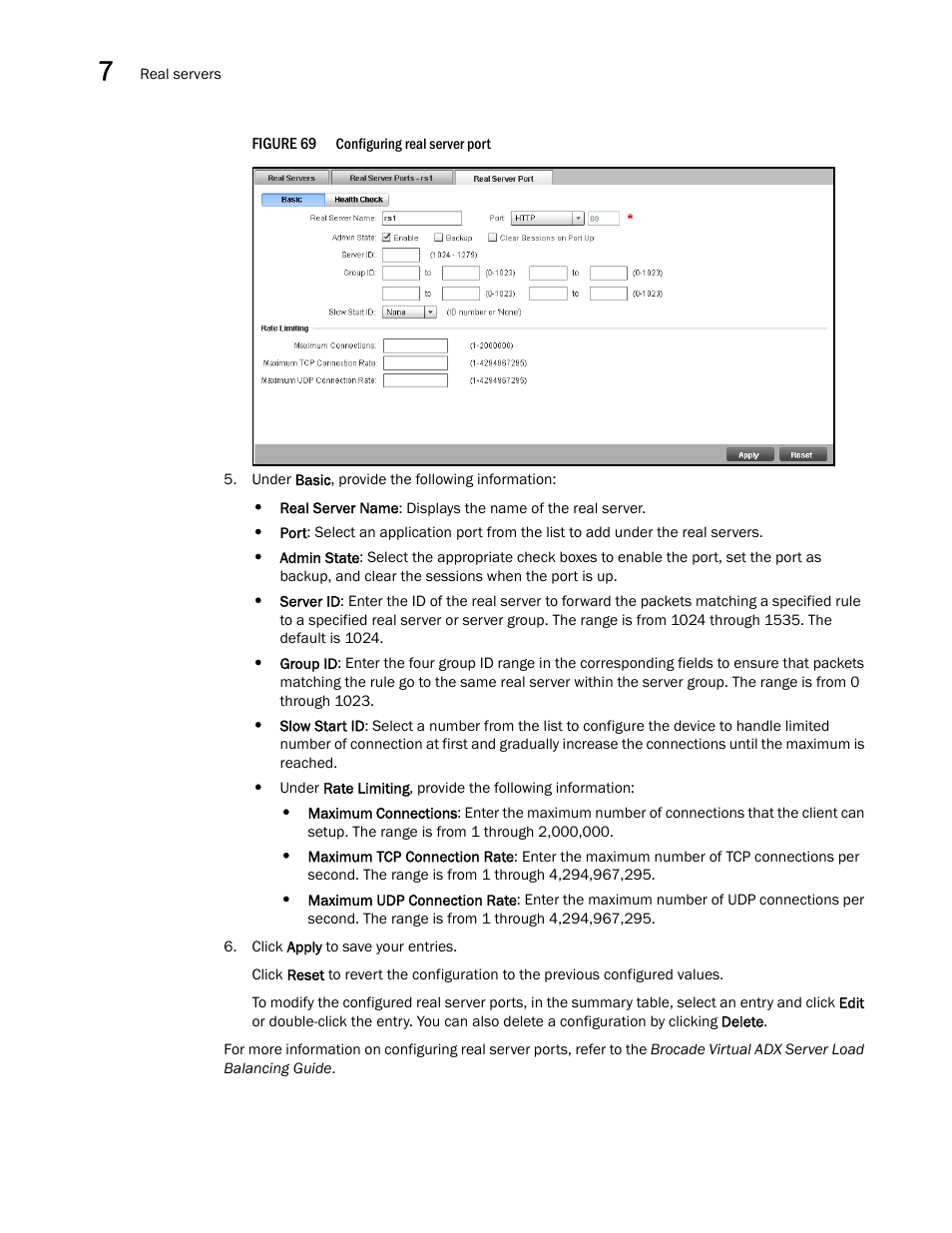 Figure 69 | Brocade Virtual ADX Graphical User Interface Guide (Supporting ADX v03.1.00) User Manual | Page 96 / 330