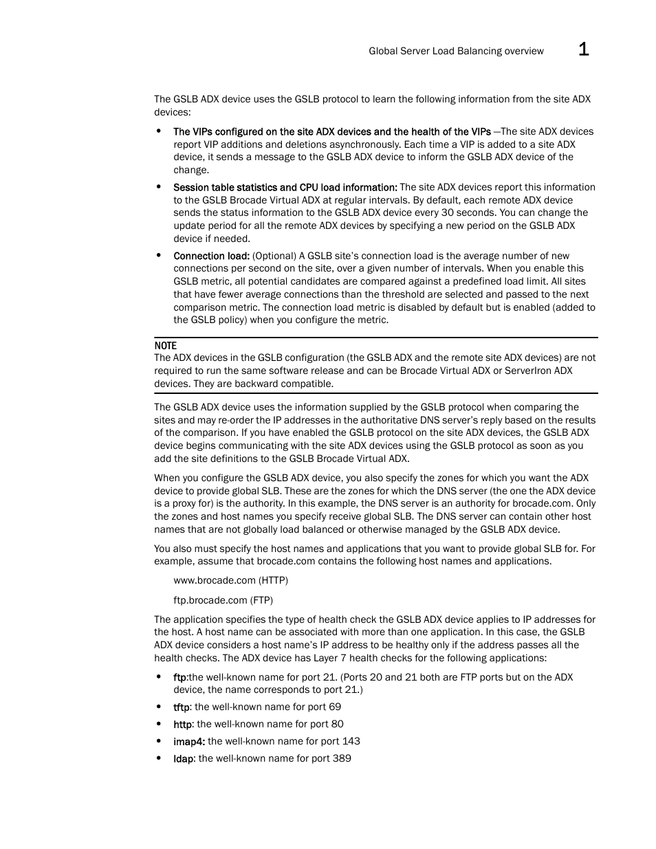 Brocade Virtual ADX Global Server Load Balancing Guide (Supporting ADX v03.1.00) User Manual | Page 13 / 198