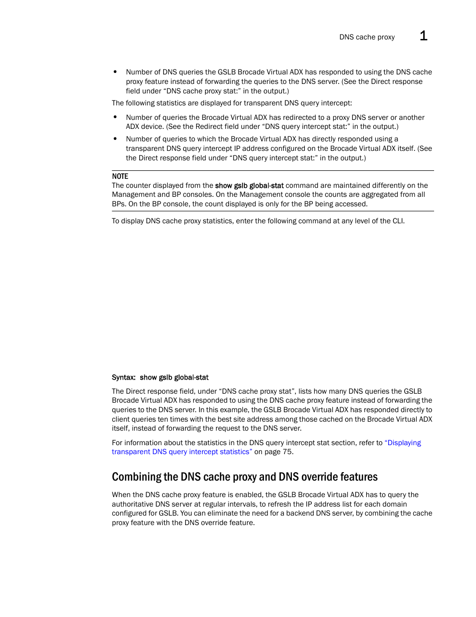 Brocade Virtual ADX Global Server Load Balancing Guide (Supporting ADX v03.1.00) User Manual | Page 77 / 198