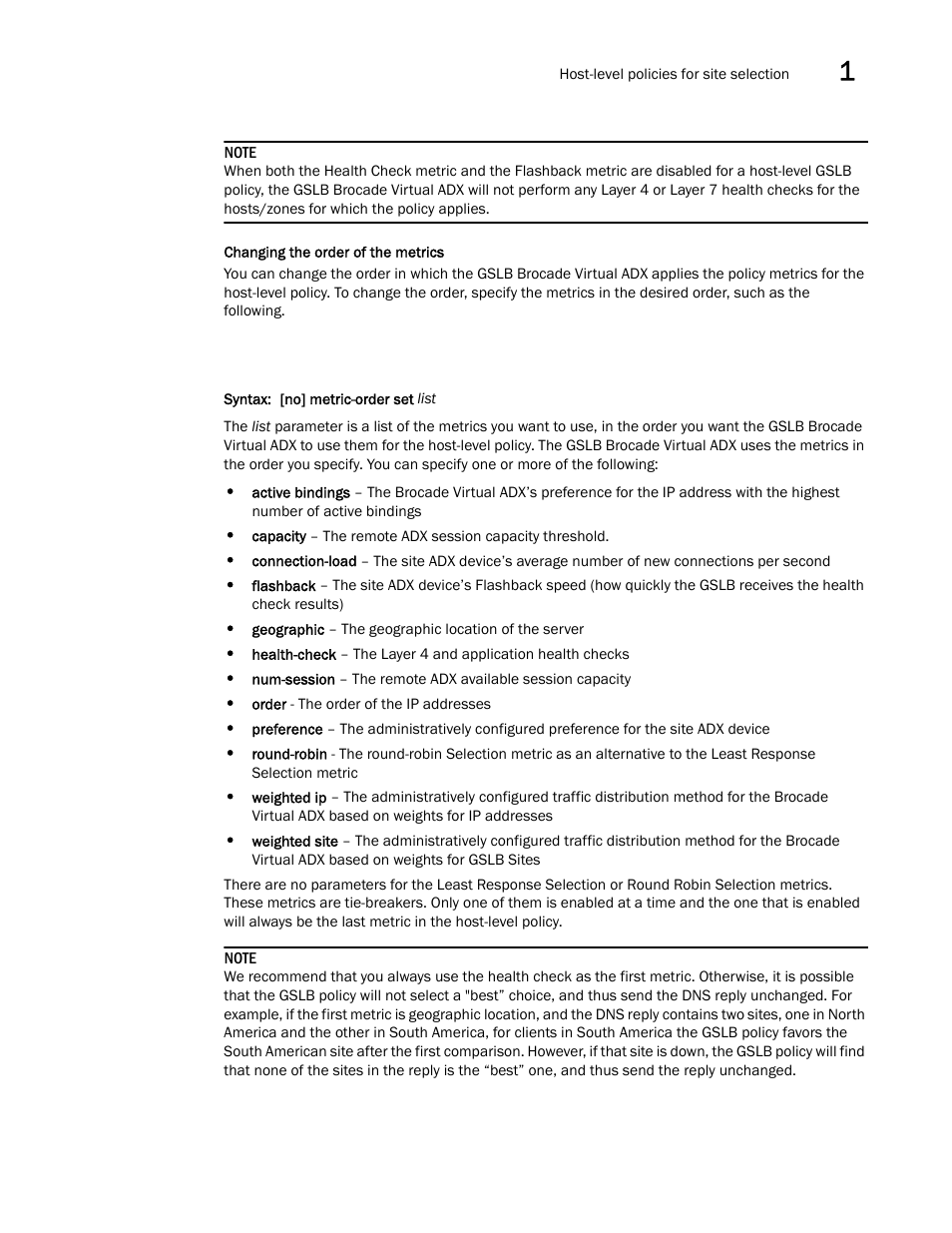 Brocade Virtual ADX Global Server Load Balancing Guide (Supporting ADX v03.1.00) User Manual | Page 99 / 198