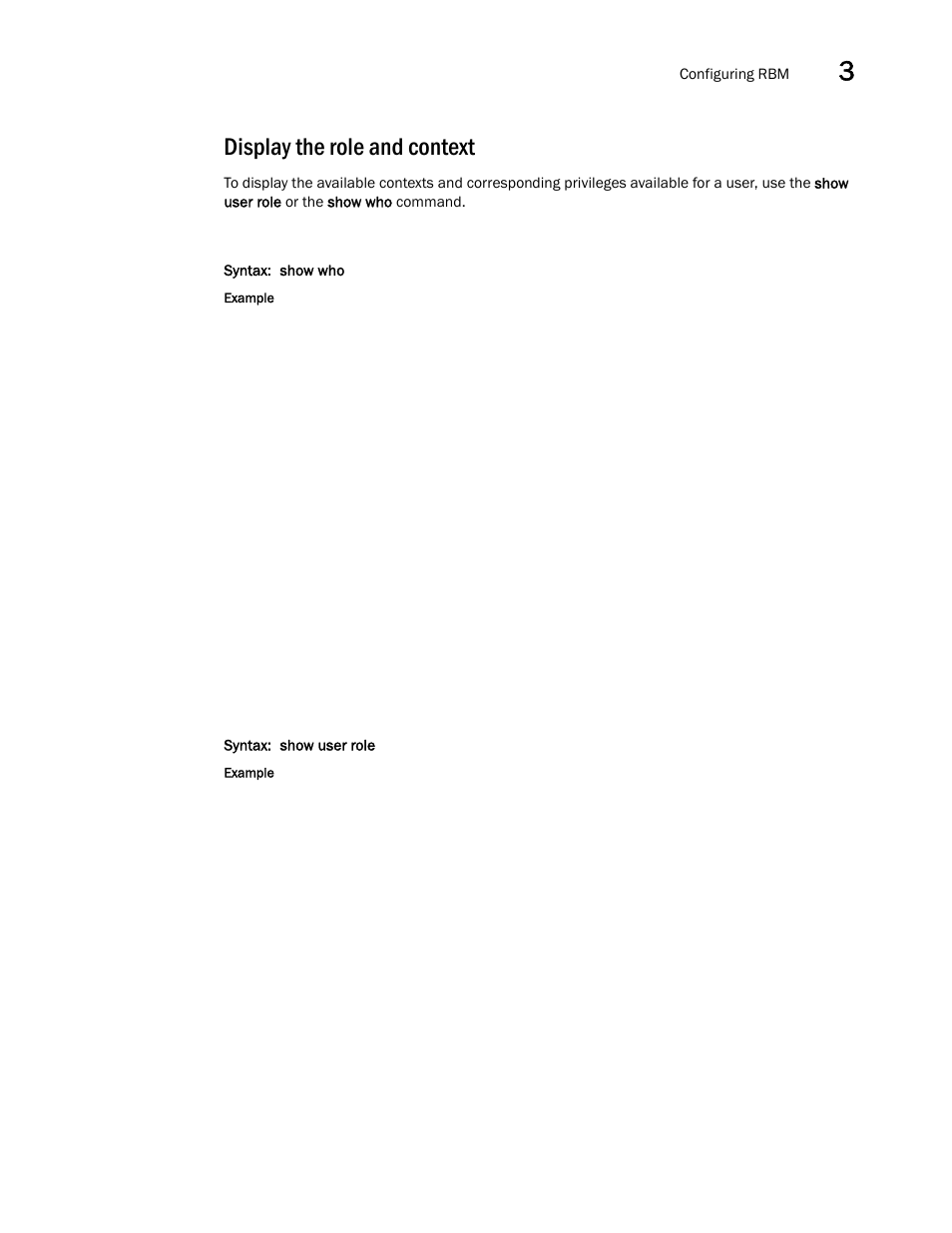 Display the role and context | Brocade Virtual ADX Administration Guide (Supporting ADX v03.1.00) User Manual | Page 120 / 142