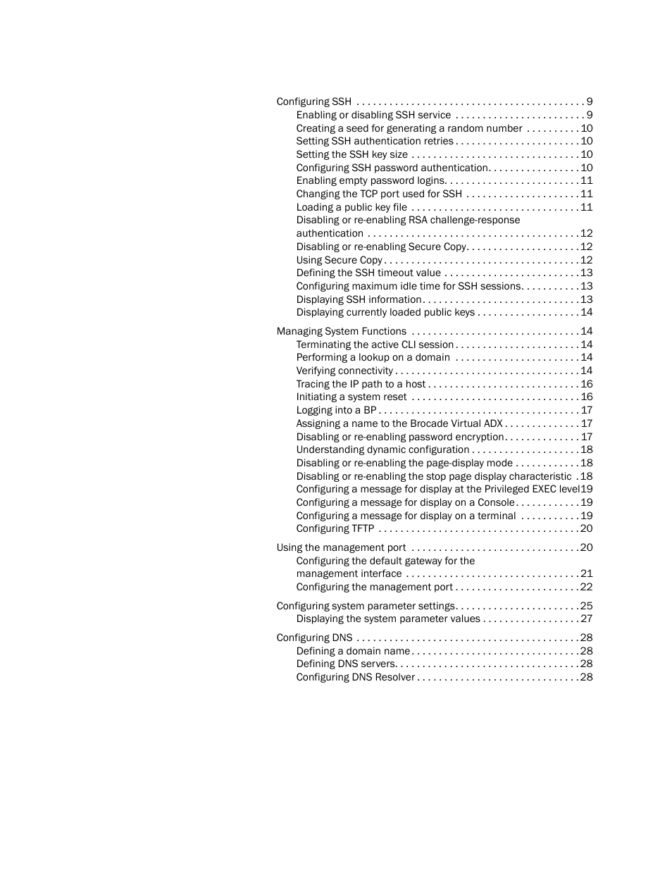 Brocade Virtual ADX Administration Guide (Supporting ADX v03.1.00) User Manual | Page 4 / 142